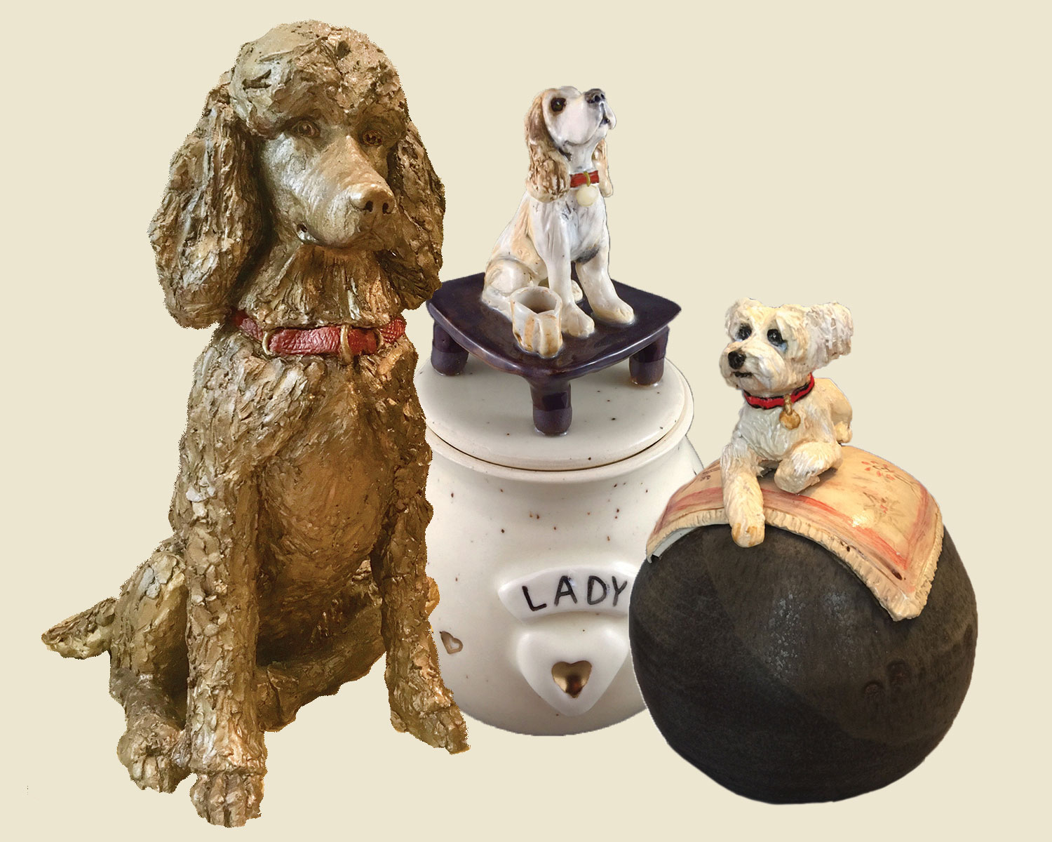 Eldoop custom dog designed urns and memorials